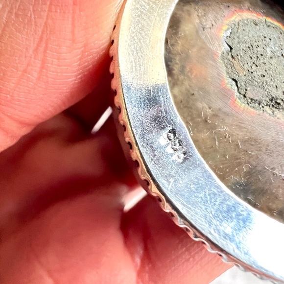 Elegant Silver Ammonite Pendant Necklace - Picture 6 of 6